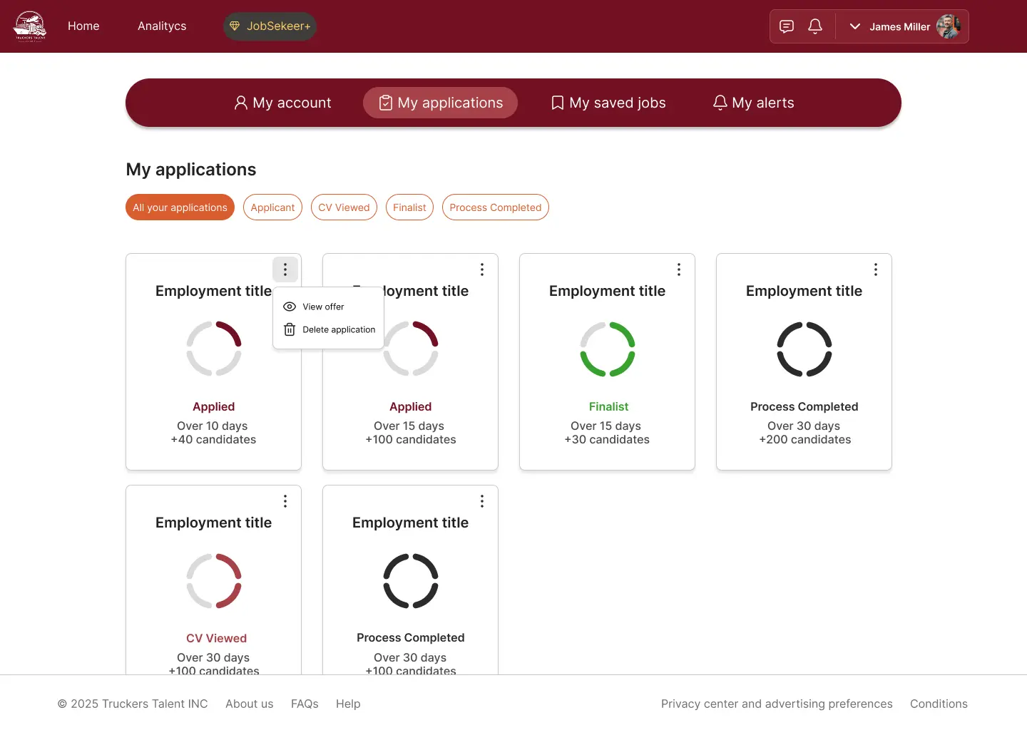 Job Seeker - Track Real Time Application Status